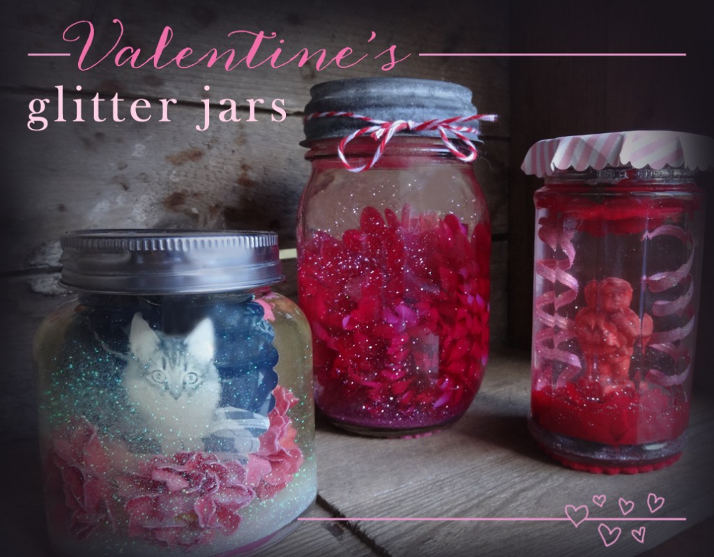 Valentines Glitter Jars from katienormalgirl.com | #valentinesday #crafts